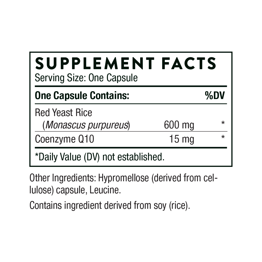 Red Yeast Rice + CoQ10 (formerly Choleast)