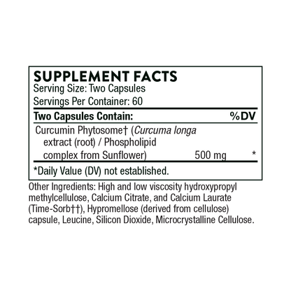 Curcumin Phytosome - Sustained Release (formerly Meriva)