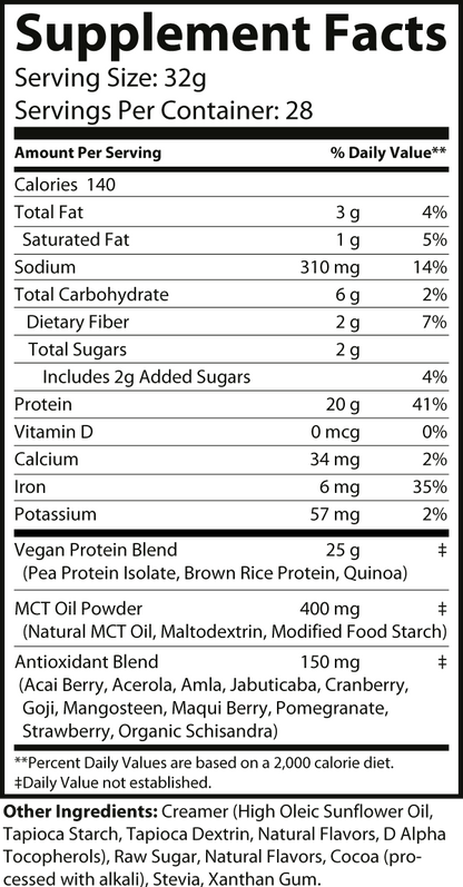 Ultimate Vegan Whey Protein (Chocolate)